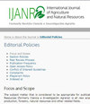 International Journal of Agriculture and Natural Resources杂志封面